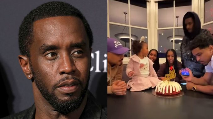 American rapper, Diddy and His Children Celebrate His 55th Birthday Via a Phone Call (VIDEO)